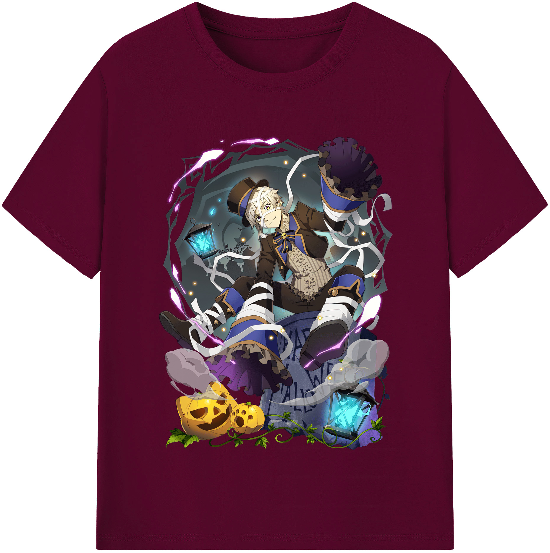 （画像用） 文豪ストレイドッグス Bungo Stray Dogs レディースカジュアルプリントTシャツ（綿100％）